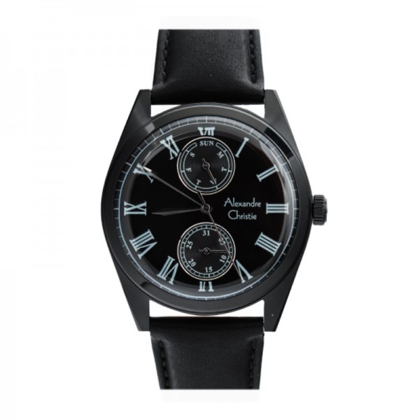 Alexandre Christie AC 6578 Full Black MFLIPBA